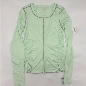 Free People Right On Run Layer in Pistachio